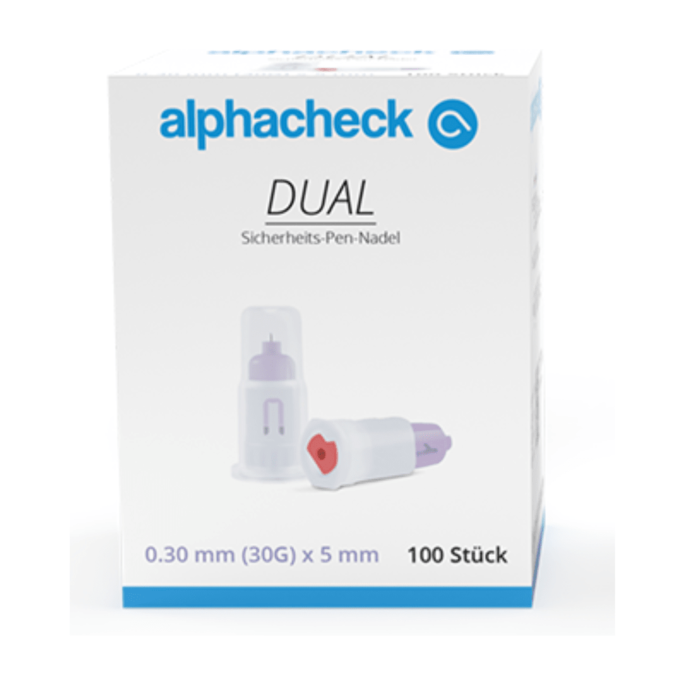 Alphacheck DUAL Sicherheits-Pen-Nadeln, verschiedene Größen