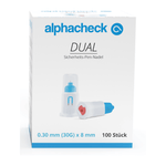 Alphacheck DUAL Sicherheits-Pen-Nadeln, verschiedene Größen