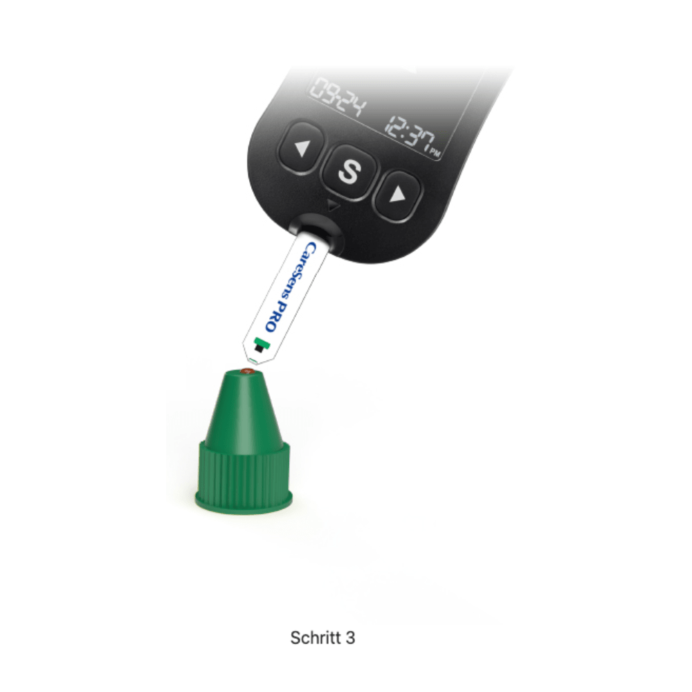 Alphacheck CareSens PRO Kontrolllösung L+H | Packung (2 Fläschchen)