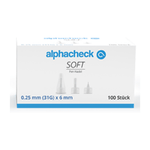 Alphacheck soft Pen-Nadeln, verschiedene Größen, 100 Stück/Packung