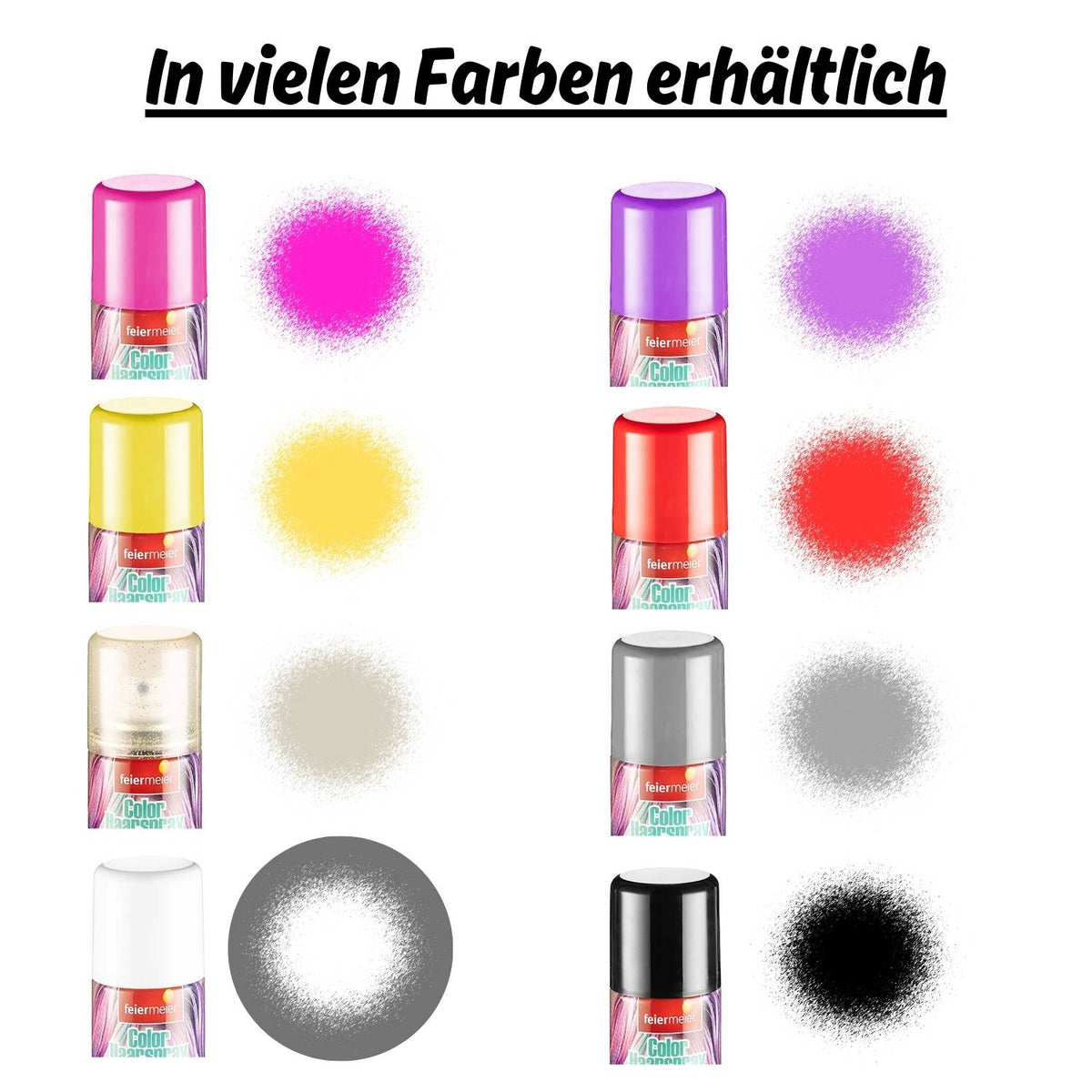 Feiermeier "Color Haarspray" 125 ml | Lila