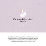 Grußkarte - Du wunderschöne Seele