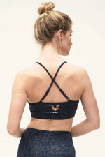 Yoga Bra Top Amba - Goodvibes Blue earth