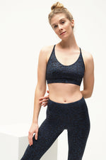 Yoga Bra Top Amba - Goodvibes Blue earth