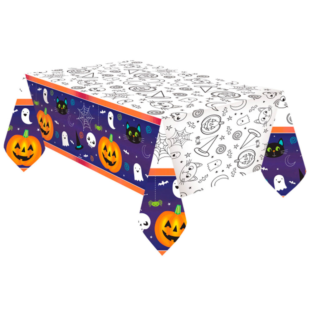 Happy Halloween - Papier Tischdecke | 120 x 180 cm