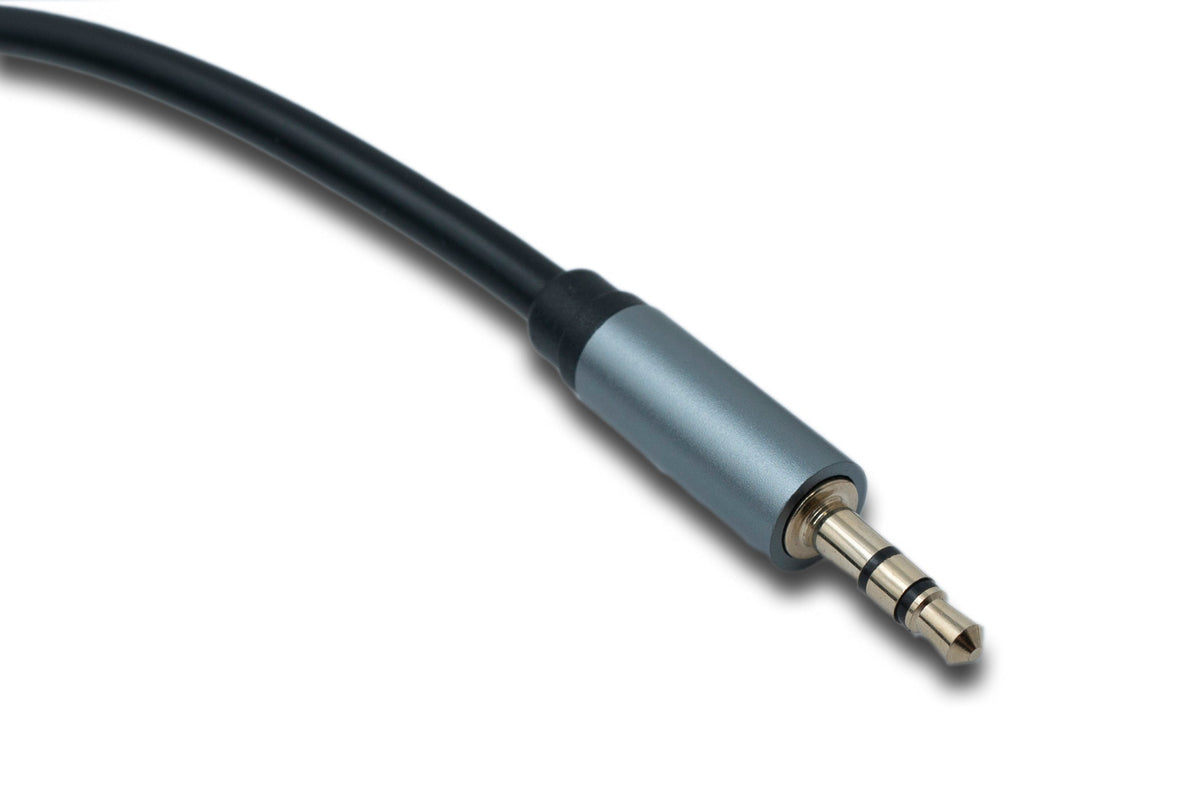Y Audio Kabel 5 m Stereo TRS 3,5 mm Stecker zu 2x 6.35 mm Klinke TS Stecker | System-S