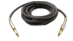 Audio Kabel 3 m 6.35 mm Klinke Stecker zu Stecker Nylon geflochten Knickschutz AUX | System-S