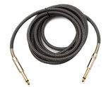 Audio Kabel 3 m 6.35 mm Klinke Stecker zu Stecker Nylon geflochten Knickschutz AUX | System-S