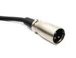 Audio Kabel 5 m 6.35 mm Klinke Stecker zu XLR Stecker in Schwarz | System-S