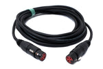 Audio Kabel 5 m XLR 3 polig Buchse zu Buchse in Schwarz | System-S