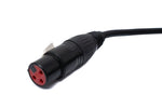 Audio Kabel 5 m XLR 3 polig Buchse zu Buchse in Schwarz | System-S