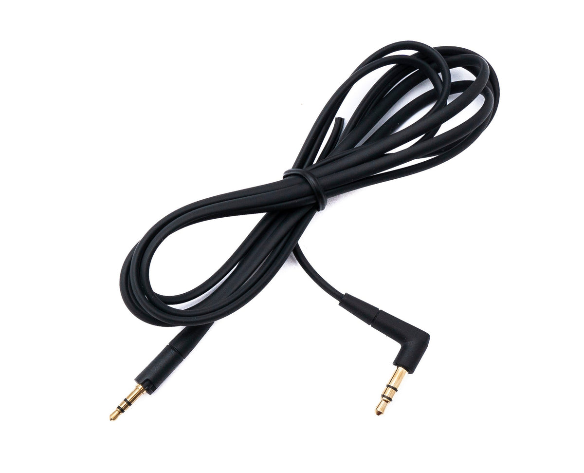 Audio Klinke Kabel 150 cm 3,5 mm TRS Stecker zu Stecker Winkel AUX Schwarz | System-S