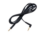 Audio Klinke Kabel 150 cm 3,5 mm TRS Stecker zu Stecker Winkel AUX Schwarz | System-S