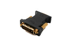DVI D Adapter 24+1 25 Pin Stecker zu VGA 15 Pin Buchse Panel Mount Schraube Kabel | System-S