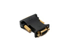 DVI D Adapter 24+1 25 Pin Stecker zu VGA 15 Pin Buchse Panel Mount Schraube Kabel | System-S