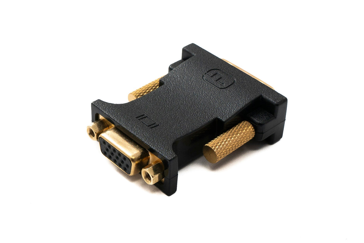 DVI D Adapter 24+1 25 Pin Stecker zu VGA 15 Pin Buchse Panel Mount Schraube Kabel | System-S