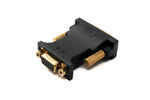 DVI D Adapter 24+1 25 Pin Stecker zu VGA 15 Pin Buchse Panel Mount Schraube Kabel | System-S