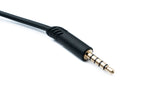 Audio Ersatz Kabel 2m AUX 3,5mm Klinke mit Lautstärkeregler für Logitech G Astro A50 A40 A30 A20 A10 G233 | System-S