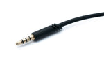 Audio Ersatz Kabel 2m AUX 3,5mm Klinke mit Lautstärkeregler für Logitech G Astro A50 A40 A30 A20 A10 G233 | System-S