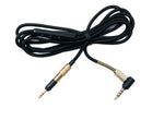 Audio Ersatz Kabel 150 cm AUX Klinke geflochten Lautstärkeregler Knickschutz für Sennheiser Kopfhörer HD598 HD5XX | System-S