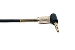 Audio Ersatz Kabel 150 cm AUX Klinke geflochten Lautstärkeregler Knickschutz für Sennheiser Kopfhörer HD598 HD5XX | System-S
