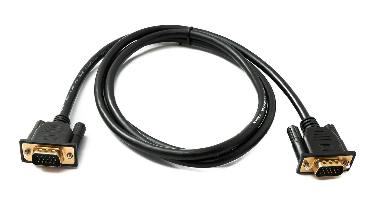 D Sub15 Kabel 150 cm HD VGA 15 Pin Stecker zu Stecker DB15 | System-S