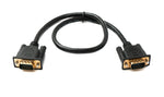 D Sub15 Kabel 50 cm HD VGA 15 Pin Stecker zu Stecker DB15 | System-S