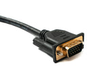 D Sub15 Kabel 50 cm HD VGA 15 Pin Stecker zu Stecker DB15 | System-S