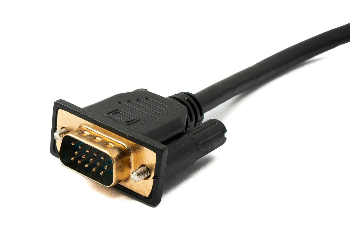 D Sub15 Kabel 50 cm HD VGA 15 Pin Stecker zu Stecker DB15 | System-S