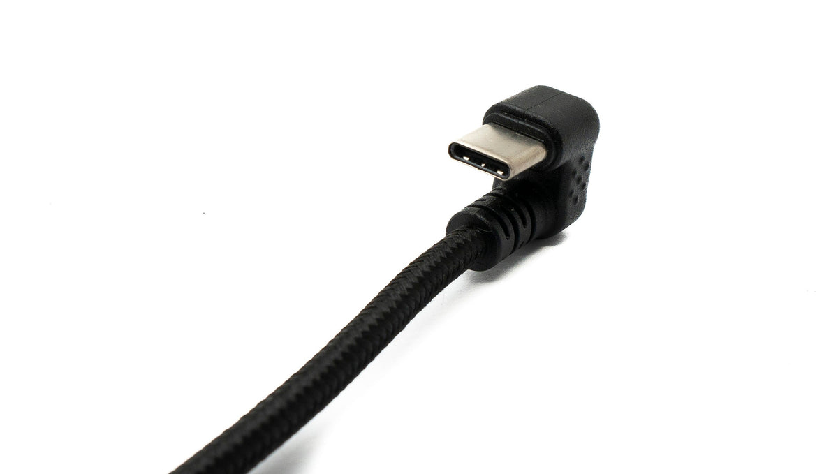 USB 3.1 Kabel 150 cm Typ C Stecker zu 2.0 A Stecker 180° U Turn Winkel | System-S