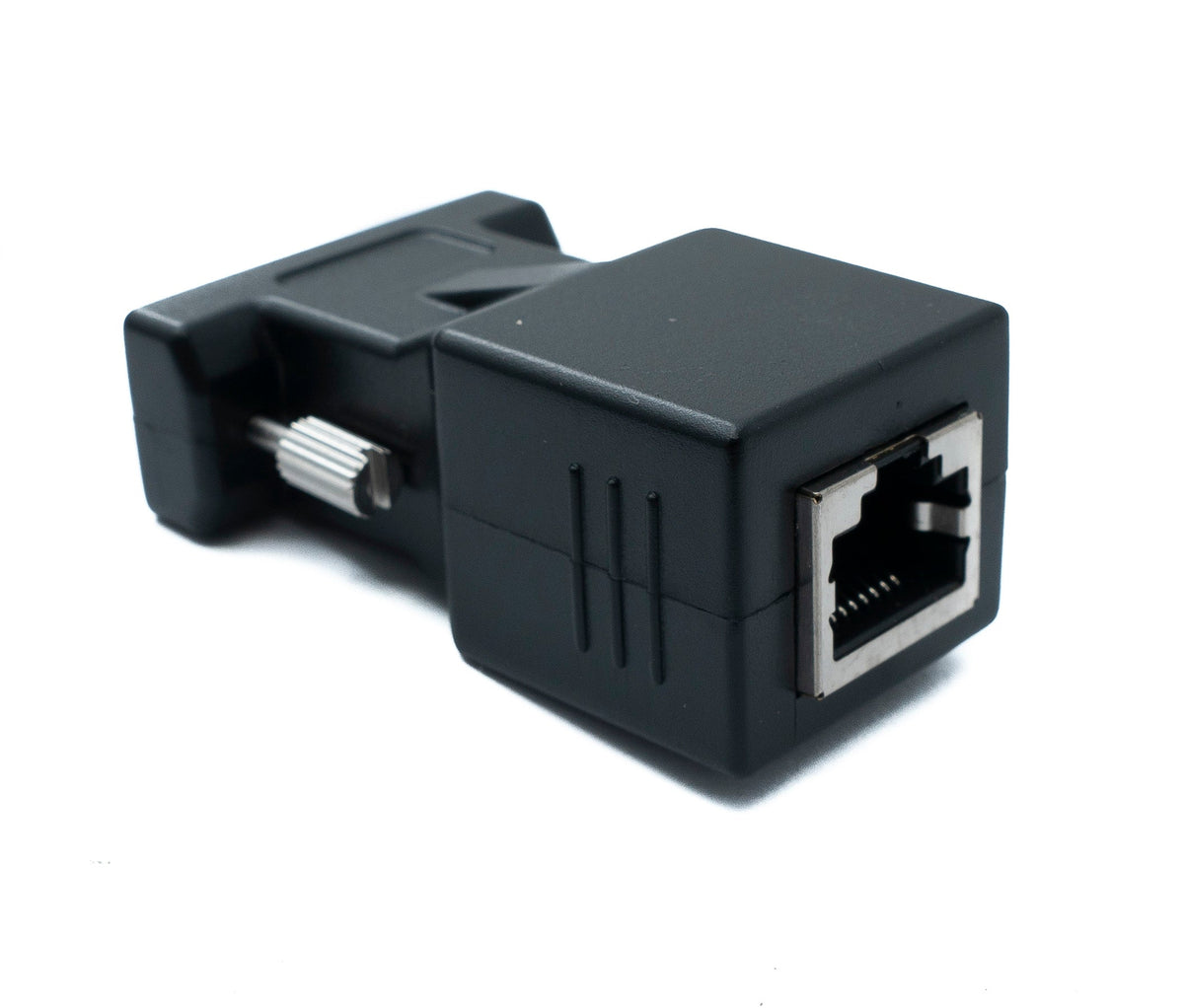 Ethernet VGA over IP Konverter VGA Stecker & Buchse zu LAN RJ45 Buchse 20m Reichweite | System-S