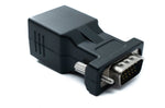 Ethernet VGA over IP Konverter VGA Stecker & Buchse zu LAN RJ45 Buchse 20m Reichweite | System-S