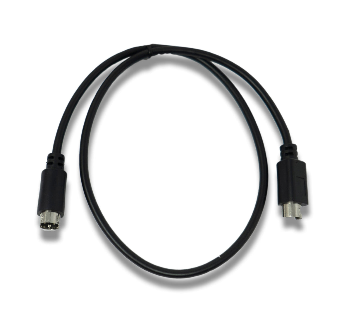 S-Video Kabel 50 cm Din 4 Pin Stecker zu Stecker in Schwarz | System-S