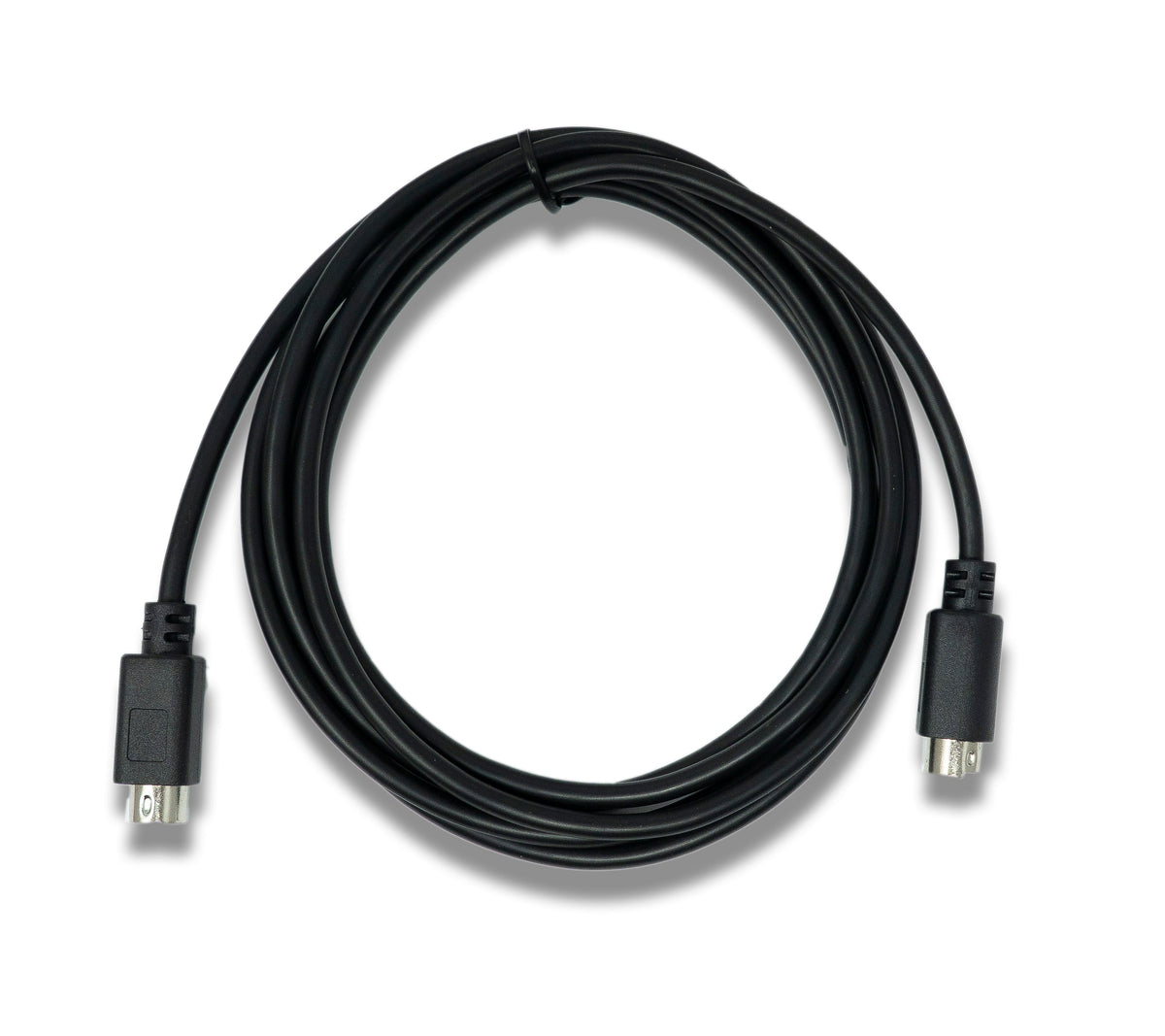 S-Video Kabel 1,8 m – Mini-DIN 4-polig Stecker auf Stecker – Schwarz | System-S