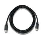 S-Video Kabel 3 m Din 4 Pin Stecker zu Stecker in Schwarz | System-S