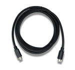 S-Video Kabel 180 cm Din 6 Pin Stecker zu Stecker in Schwarz | System-S