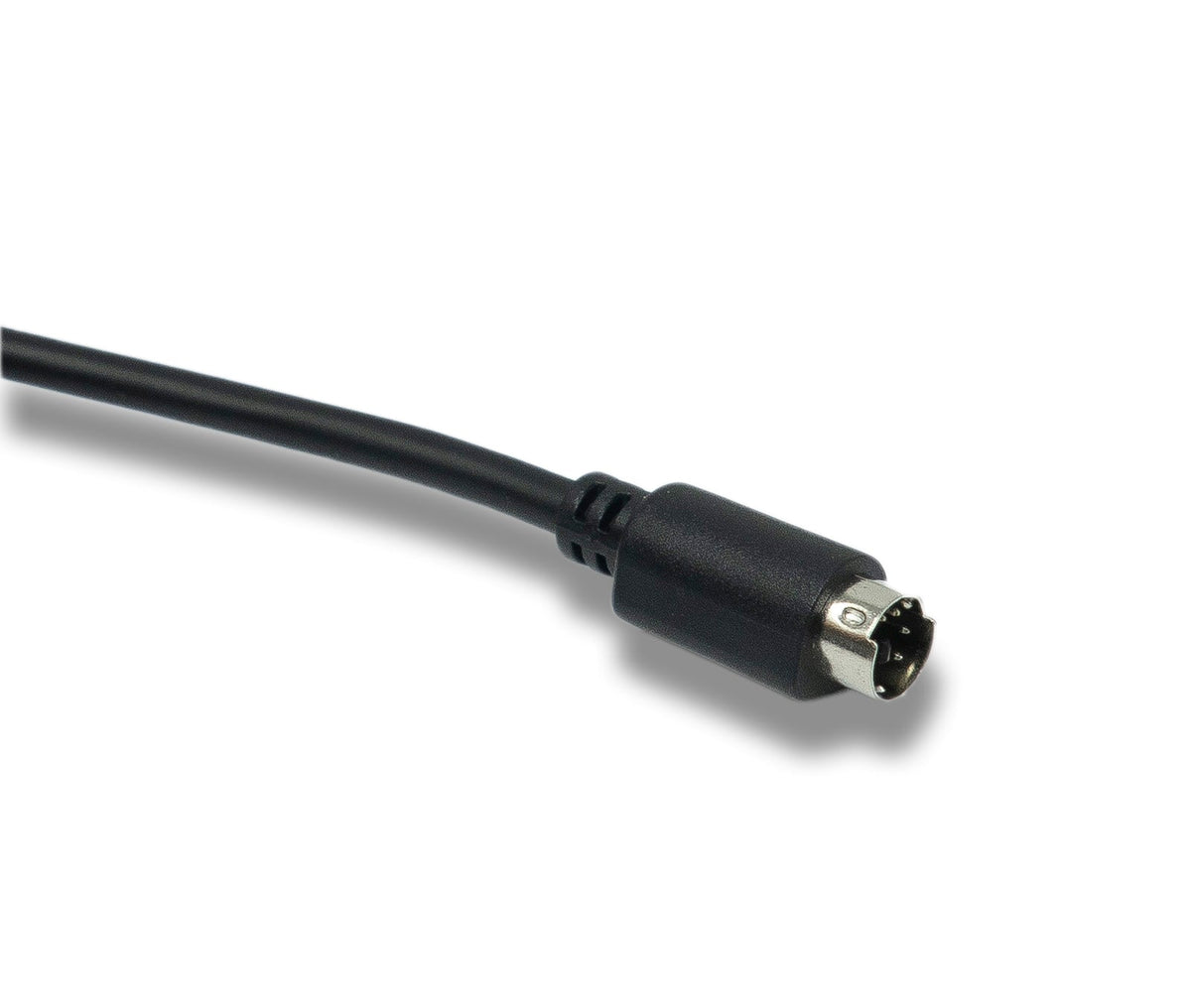 S-Video Kabel 180 cm Din 6 Pin Stecker zu Stecker in Schwarz | System-S