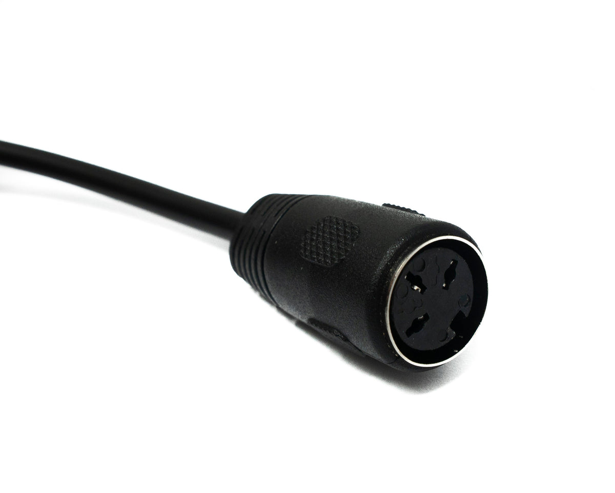 S-Video Kabel 150 cm Din 3 Pin Stecker zu Buchse in Schwarz | System-S