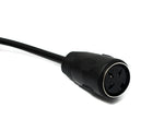 S-Video Kabel 150 cm Din 3 Pin Stecker zu Buchse in Schwarz | System-S