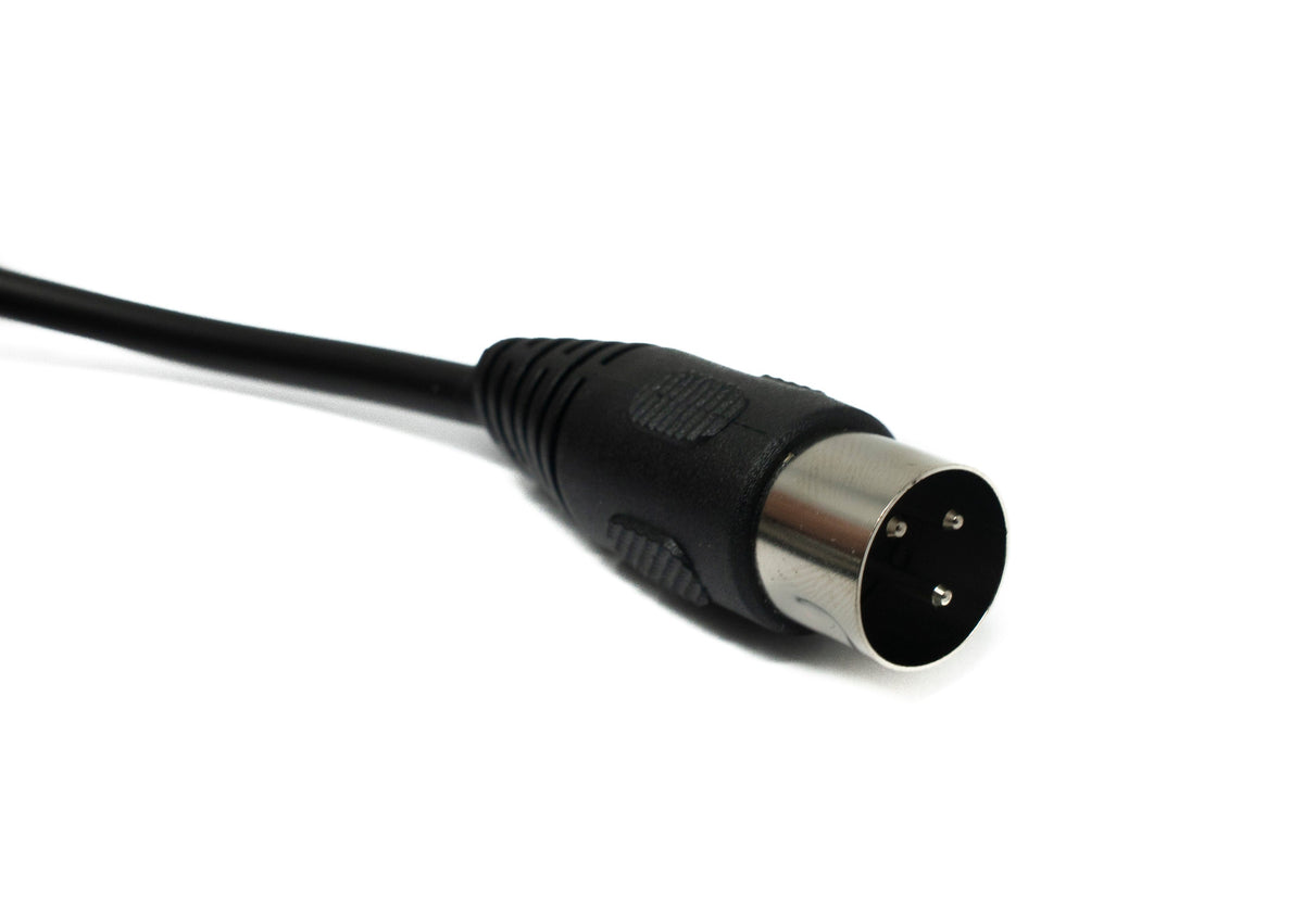 S-Video Kabel 150 cm Din 3 Pin Stecker zu Buchse in Schwarz | System-S