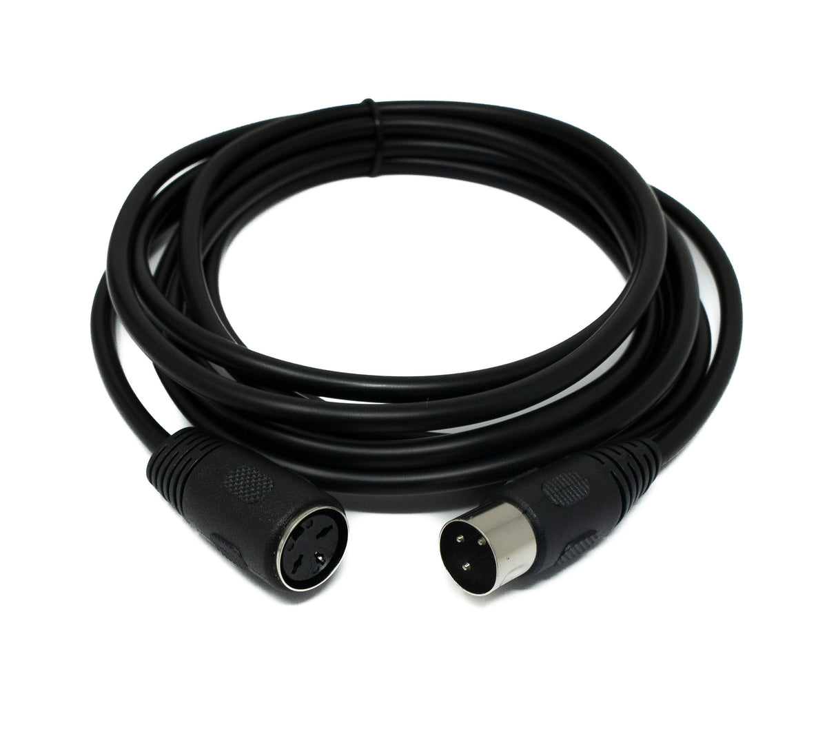 S-Video Kabel 3 m Din 3 Pin Stecker zu Buchse in Schwarz | System-S