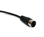 S-Video Kabel 3 m Din 3 Pin Stecker zu Buchse in Schwarz | System-S