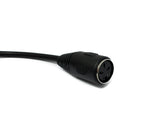 S-Video Kabel 3 m Din 3 Pin Stecker zu Buchse in Schwarz | System-S