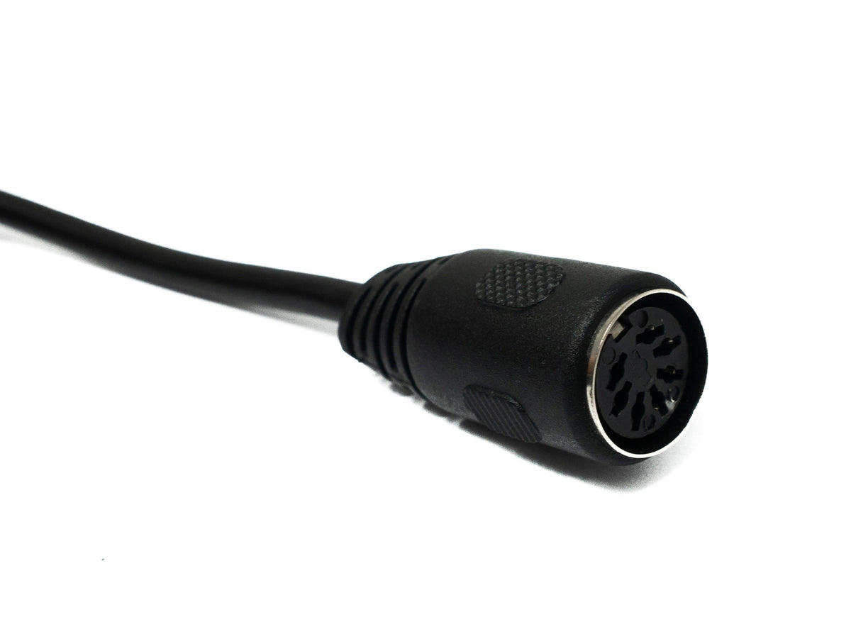 S-Video Kabel 150 cm Din 7 Pin Stecker zu Buchse in Schwarz | System-S