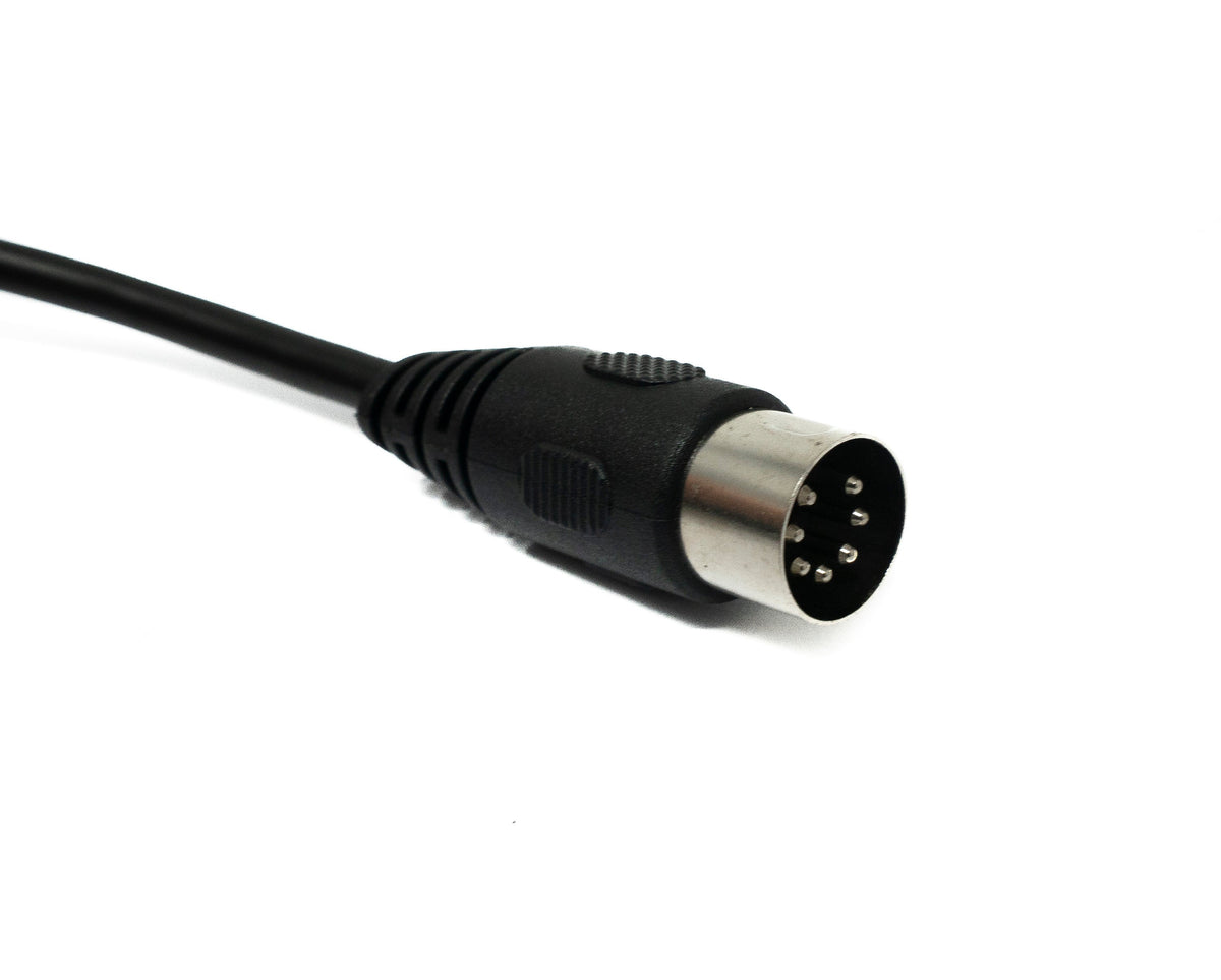 S-Video Kabel 150 cm Din 7 Pin Stecker zu Buchse in Schwarz | System-S