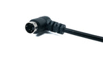 S-Video Kabel 50 cm Din 4 Pin Stecker zu Stecker Dual Winkel | System-S