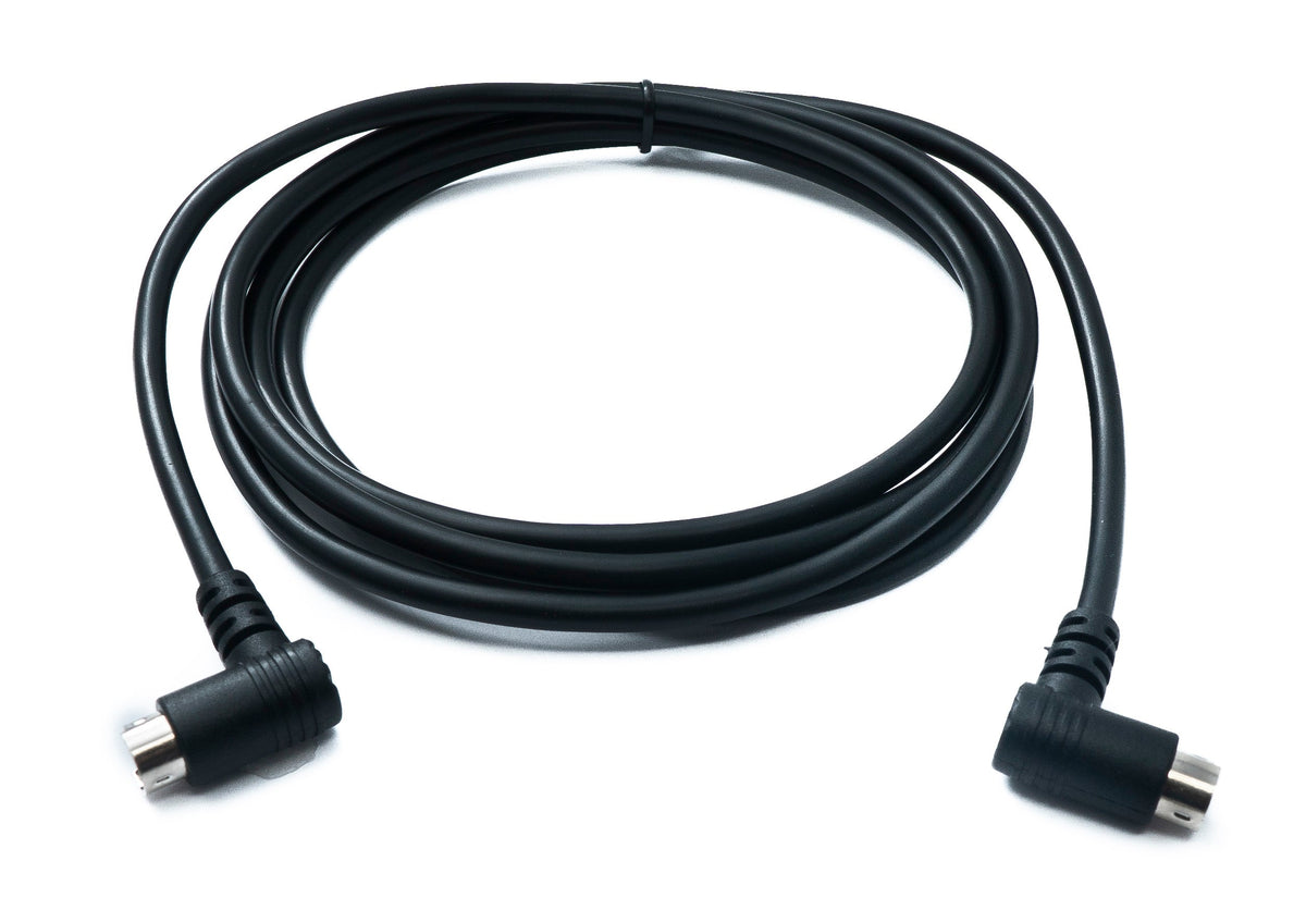 S-Video Kabel 180 cm Din 5 Pin Stecker zu Stecker Dual Winkel | System-S