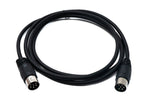 S-Video Kabel 150 cm Din 6 Pin Stecker zu Stecker Schwarz | System-S
