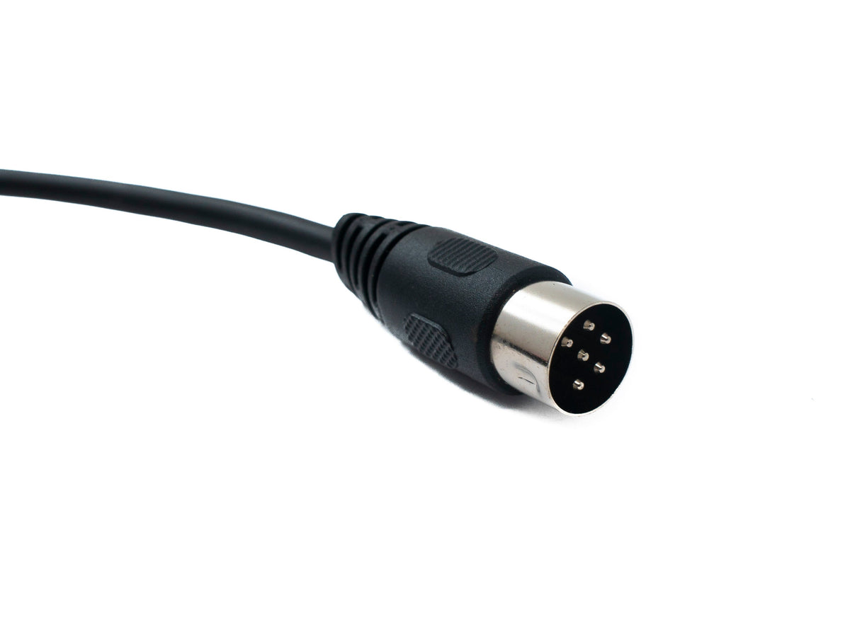 S-Video Kabel 150 cm Din 6 Pin Stecker zu Stecker Schwarz | System-S