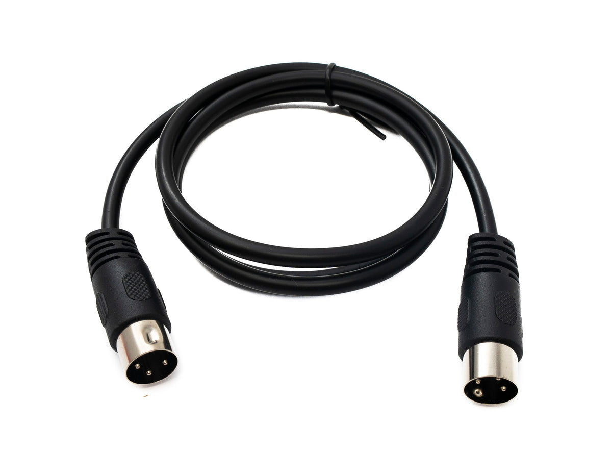 S-Video Kabel 100 cm Din 3 Pin Stecker zu Stecker Schwarz | System-S